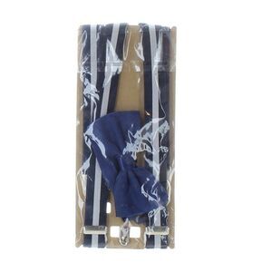 Suspender Bow Tie Set Clip On